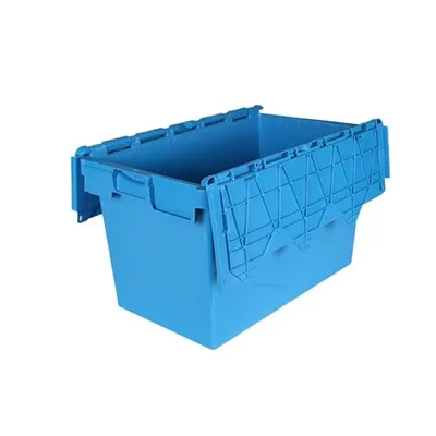 Φωλιασμένο και στοιβαζόμενο πλαστικό δοχείο 50 κιλών για μετακίνηση