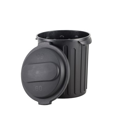 Πλαστικός στρογγυλός κάδος χονδρικής χονδρικής τροφίμων με καπάκι