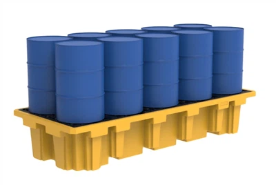 Υψηλής ποιότητας 3 Drum IBC Παλέτα συγκράτησης