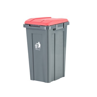 Προμηθευτής δημόσιου κάδου ανακύκλωσης με έγχρωμο-κωδικοποιημένο καπάκι